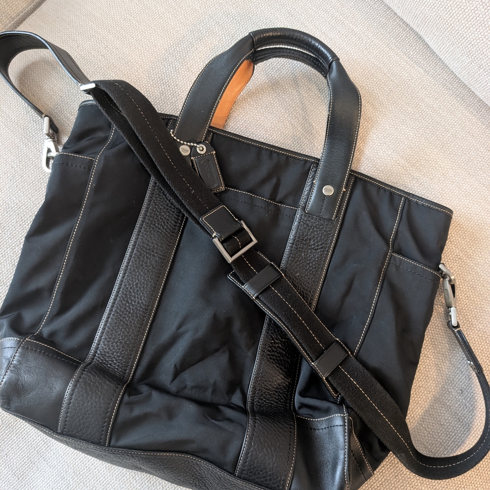 Coach Black Men's/Women's Messenger Bag
